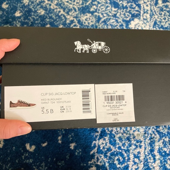 NWT COACH SIGNATURE CLIP LOW TOP SNEAKER WOMEN - Picture 13 of 14